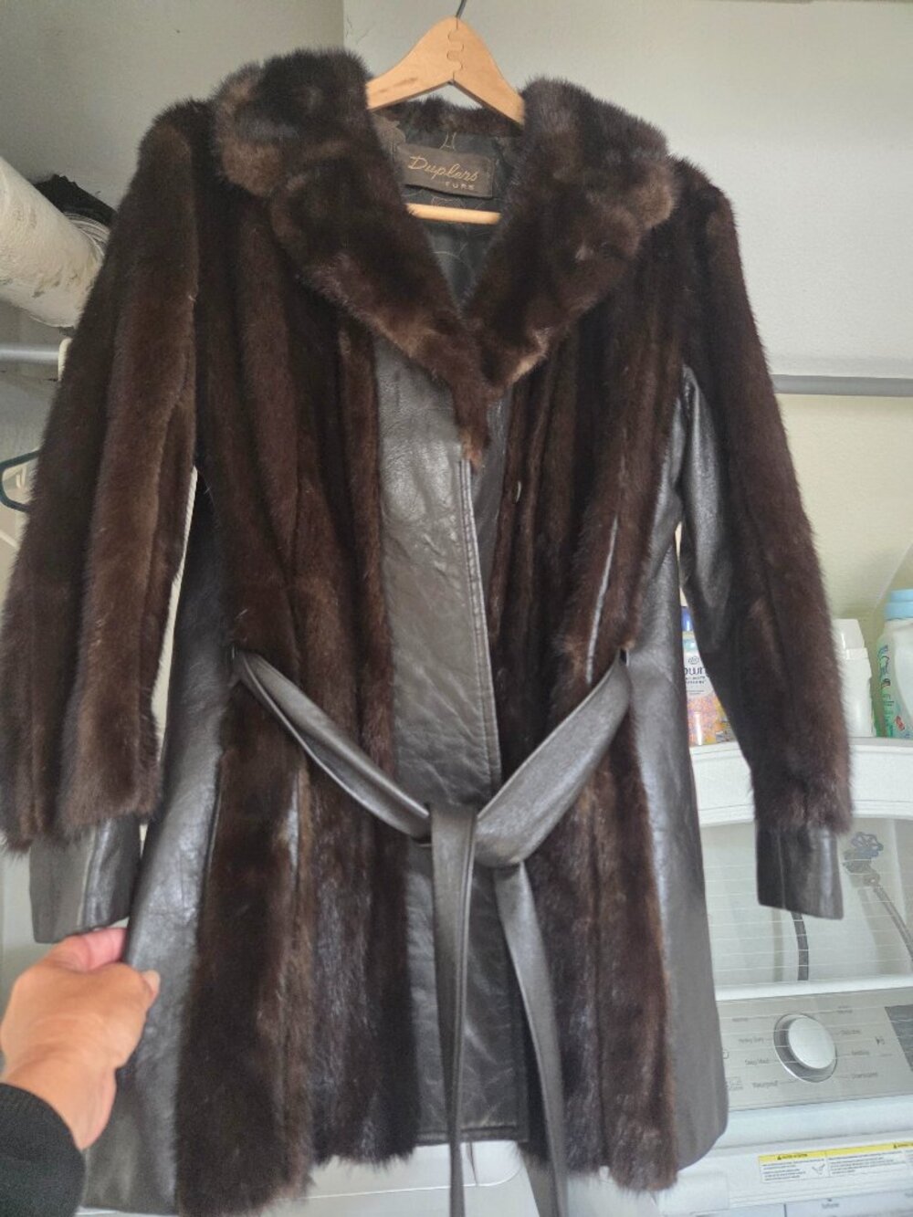 PRISTINE Vintage Duplers Fur & Leather Women's Jacket
